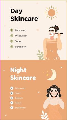 Beginner Skin Care Routine, Skin Care Basics, Face Skin Care Routine, Skin Care Routine Order, Skin Advice, Clear Healthy Skin, Diy Skin Care Routine, Marketing Brochure, Night Skin Care Routine