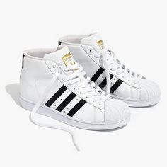 Adidas Superstar Professional High Top Model Sneakers, Size 10, Used In Perfect Condition Top Model, Adidas Men, Mens Shoes Sneakers, Size 10, Adidas Originals, High Tops, High Top Sneakers, Shoes Sneakers, White And Black