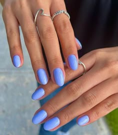 Nails One Color, August Nails, Solid Color Nails, Broken Nails, Dip Nails, Vacation Nails, Spring Nail, Dipped Nails