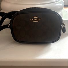 Like New Belt Bag. Comes With Long Strap As Well. Coach Belt Bag, Bags Coach, Coach Belt, Mini Bags, Belt Bag, Coach Bags, Mini Bag, Black And Brown, Bag Lady