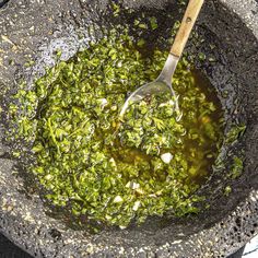 Basil Chimichurri Sauce, Basil Chimichurri, Chimichurri Sauce Recipe, Chimichurri Chicken, Chimichurri Recipe, Green Pesto, Budget Bytes, Marinade Sauce, Chimichurri Sauce