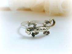 Reptile Stacking Ring - Sterling Silver Lizzard ring - Baby Dragon Ring Sterling Silver - Lizzard ri Lizard Ring, Stack Rings, Dragon Ring, Stack Ring, Silver Stacking Rings, Baby Dragon, Stacking Ring, Jewelry Silver, Ring Sterling Silver