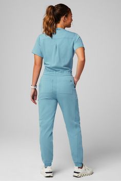 Empower Scrub Jumpsuit - Yitty Female Activewear, Womens Scrubs, Active Wear For Women