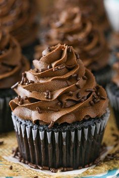 Cupcakes With Chocolate Frosting, Homemade Chocolate Cupcakes, Best Chocolate Cupcakes, Chocolate Cupcakes Moist, Cupcakes With Chocolate, Cupcake Recipes Chocolate, Best Chocolate Cake, Recipes Chocolate, English Breakfast