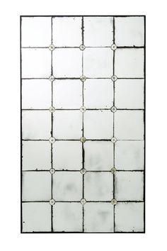 Weathered Glass Grid Mirror | Eichholtz Cedar | OROA Grid Mirror, Antique Floor Mirror, Antique Glass Mirror, Modern Vintage Homes, Antique Mirror Glass, Aged Mirror, Antique Aesthetic, Home Decor Brands, Wine Rack Wall