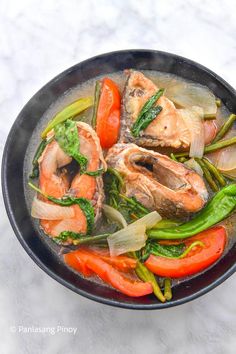 Sinigang sa Miso is a type of Filipino sour soup dish. It is a variation of the popular Sinigang. This version features miso paste. Sinigang sa Miso typically includes fish, mixed with vegetables like tomatoes, onions, and leafy greens. The broth is flavored with souring agents, while the miso paste adds a rich taste.
The post Sinigang Sa Miso appeared first on Panlasang Pinoy.