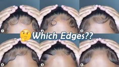 How To Do Edges With Ponytail, How Do Edges On Hair, Edges With Braids Hairstyles, Zig Zag Swoop Edges, How Do You Do Edges On Hair, Different Types Of Edges Hair, Edge Effect Edge Control, How To Do Big Swoop Edges, Swoop Edges With Braids