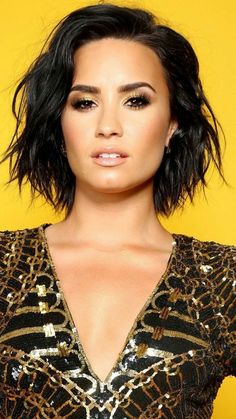 Demi Lovato Bob Haircut, Edgy Bob, Nail Types, Edgy Short Hair, Kat Von, Kat Von D