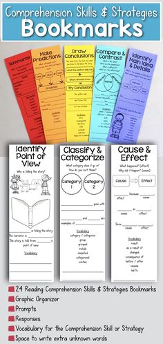 the bookmarks for reading and writing