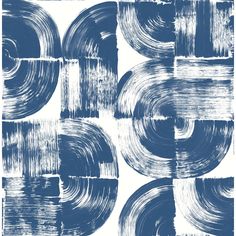 an abstract blue and white background with circles