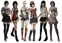 2000s Horror, Me Core, Outfits 2000s, Japanese Horror, Fatal Frame, Funky Outfits, Movies Outfit, August 22, Layering Outfits