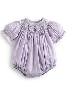 baby bishop bubble romper in lavender Purple Jumpsuit, Baby Bubble Romper, Birthday Sister, Baby Bubble, Infant Girls, Twirl Dress, Bubble Romper, Sister Birthday