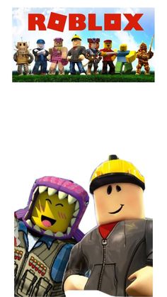 the roblox movie poster is shown in three different colors