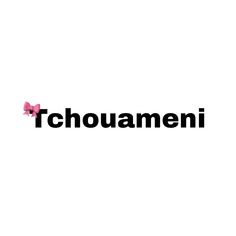 the word techaumeni is written in black and pink on a white background