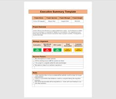 the executive resume template is shown in orange and green, as well as two different colors