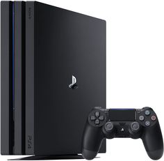 the sony playstation 4 console and controller are shown in this undrecognized image