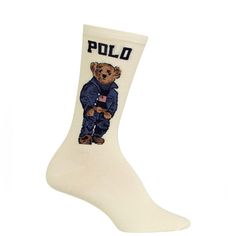 Brand New With Tags Size 9-11 Polo Bear Socks, Polo Teddy Bear, Bear Socks, Ralph Lauren Polo Bear, Ralph Lauren Womens Clothing, Trouser Socks, Polo Ralph Lauren Women, Polo Bear, Ralph Lauren Women