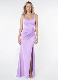 Azazie Mero Lilac Bridesmaid Dresses | Azazie Light Purple Bridesmaid Dresses, Lilac Bridesmaid Dress, Dusty Rose Bridesmaid Dress, Dusty Rose Bridesmaid, Rose Bridesmaid Dress, Uzun Boy, Lilac Bridesmaid, Plus Size Bridal Dresses, Lilac Bridesmaid Dresses