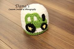 Handmade crochet Photography Prop If you would like a custom order, please send me a message. *Please keep in mind, I make all items to order. Allow 1-3 business days for your item to be made and shipped to you LIKE my page on Facebook https://www.facebook.com/DanasCustomCrochet/?fref=photo Crochet Photography Props, Crochet Photography, Handmade Photography, Custom Crochet, Hat Crochet, Crochet Handmade, Crocheted Item, Photography Props, John Deere