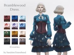 an image of two women in dresses for the game bramblewood dress