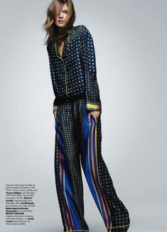 Constance Jablonski, Pyjama Trend, 2011 Fashion, Pajama Dress, Looks Street Style, Harper's Bazaar, Look Fashion, Editorial Fashion