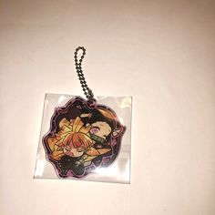 Demon Slayer Nezuko And Zenitsu Pita Deforme Acrylic Figure Charm Strap Keychain. Brand New, Official Product From Japan. Demon Slayer Nezuko And Zenitsu, Nezuko And Zenitsu, Slayer Nezuko, Demon Slayer Nezuko, Strap Keychain, Acrylic Keychain, Pita, Pink Yellow, Demon Slayer