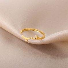 Stainless Steel Arabic Ring Jewelry Open Adjustable Love Statement Muslim Rings For Women Islamic Arabic Jewelry, Islamic Jewelry, Interlocking Ring, Gold Color Ring, Purple Necklace, Trendy Ring, Textured Ring, Finger Rings, Gold Plated Rings