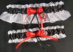 Fireman Garter Set This listing includes 1 Fireman bridal garter and 1 Fireman toss garter. The garter is decorated with Fireman fabric with a red bow and black tie. Our standard size fits 15 to 24 inches. Please email us for plus size. (etsysewunique@yahoo.com) Visit our Etsy shop for more garters! https://www.etsy.com/shop/sewuniquegarters Looking for the single bridal garter?  Here is the listing: https://www.etsy.com/listing/173235751/fireman-bridal-garter?ref=listings_manager_table Wedding Garter Set, Wedding Garters, The Wedding Date, Bridal Garter, Garter Set, Garters, Red Bow, Purple And Black, Wedding Accessories