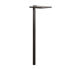 a black metal pole with a white background