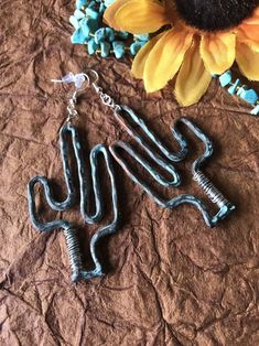 Cactus Earrings by happybdaytome on Etsy https://www.etsy.com/listing/701046137/cactus-earrings Cactus Crafts, Plastic Containers With Lids, Ankh Necklace, Hamsa Earrings, Purple Amethyst, Antique Copper, Tassel Necklace