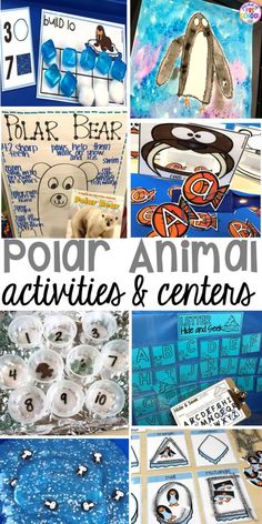 polar animal activities and crafts for kids