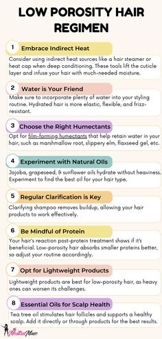 Low Porosity Hair Characteristics, Hair Care Routine For Low Porosity Hair, Best Low Porosity Hair Products, Hair Oil For Low Porosity Hair, Hair Mask For Low Porosity Hair, Low Porosity Hair Tips, Hair Products For Low Porosity Hair, Hair Care For Low Porosity Hair, Low Porosity Hair Mask