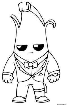 a cartoon character from the powerpunks coloring page with an angry looking face