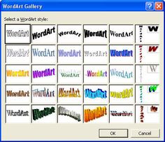 the word art gallery window is shown in this screenshote screen shot, it appears to be filled with colorful text