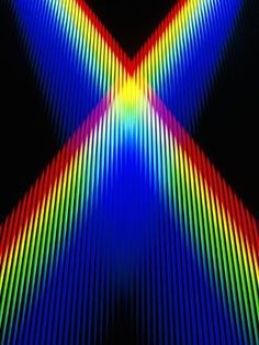 an image of colorful lines in the dark