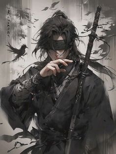 Netherworld Aesthetic, Samurai Artwork, Cool Anime Backgrounds