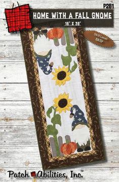 a bookmark with an image of sunflowers on it