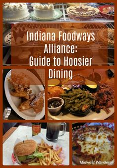 the cover of indiana foodways alliance's guide to hoster dining