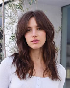 Hair Curtain, Bangs Wavy Hair, Hair With Curtain Bangs, Bangs For Round Face, Medium Layered, Shoulder Length Hair Cuts, Medium Length Hair