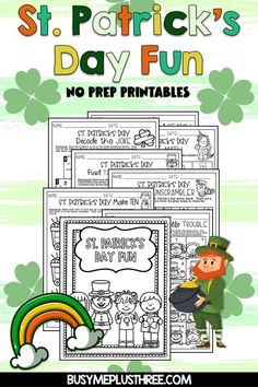 st patrick's day printables for kids