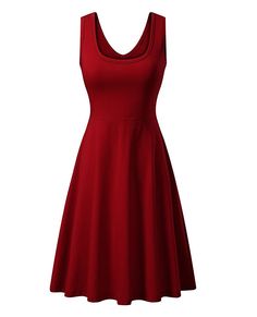 Haute Edition Women's Sleeveless Scoop Neck A-Line Skater Jersey Dress with Plus Very Short Dress, Formal Party Dress, Rockabilly Dress, Cap Dress, Midi Dress Casual, Cosplay Dress, Plus Size Maxi Dresses, Maxi Dress Party, Favorite Dress