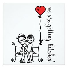 two people sitting on a bench with a heart balloon