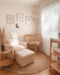 a living room filled with furniture and decor on top of a hard wood floored floor