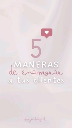 the text 5 maneras de ememorar a tus clientes