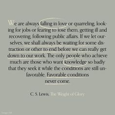 a quote from c s lewis about the weight of glory