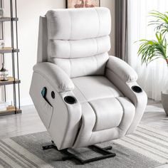 Lift Chair Recliners, Recliner Cover, Power Recliner Chair, Lazy Boy, White Decoration, Lift Recliners, Air Bed, Electric Recliners, House Furniture