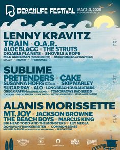 the beachlife festival poster for jenny kravitz