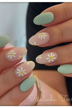 Nails Kids, Simple Spring Nails, Nails Dip, Spring House, Nails Classy, Cute Spring Nails