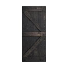 an old barn door with wooden planks