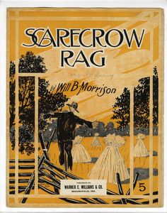 an old book cover for the scarecrow rag